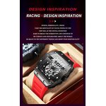 Men's Sport Watch Manufacturer - BINBOND B8577 Top Brand Hollow Quartz Silicone Luminous Waterproof