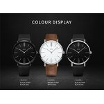 Men's Quartz Watch Manufacturer - YAZOLE506 PU Leather Waterproof Custom Classic Wristwatch