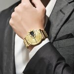 Men's Luxury Watch Manufacturer - 912 Trend Cool Stainless Steel Technology Fashion Brand Quartz