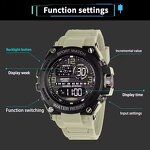 Men's Digital Watch Manufacturer - New Fashion Sports Dual Time Display LED Digital Wristwatch 2025