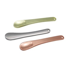 Beauty Spoon Supplier - Gold Facial Cream Mixing Spatula