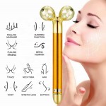 美容棒按摩器源头工厂-定制金色振动