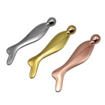 面部按摩工具源头工厂-便携金色美人鱼