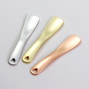 Eye Cream Spoon Manufacturer - Custom Logo Gold Heart Design