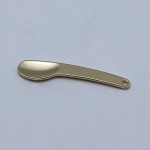化妆铲供应商-定制logo 60mm金色金属