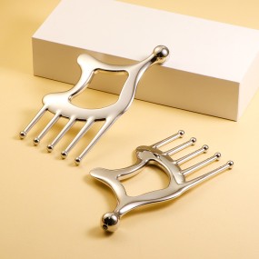 Scalp Massager Supplier - Metal Gua Sha Application Tool
