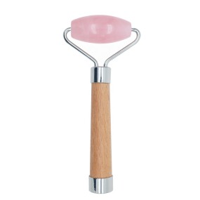 Jade Roller Manufacturer - Single Head Rose Quartz