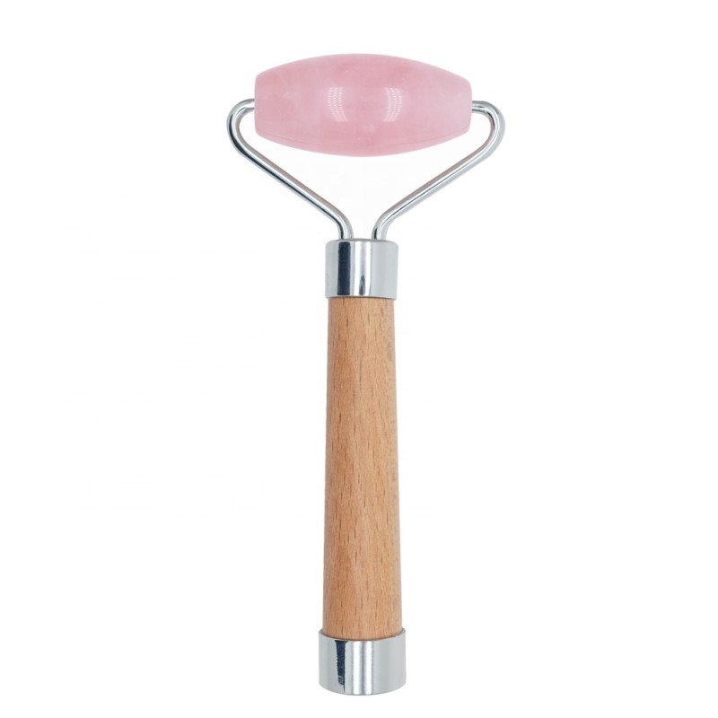 Jade Roller Manufacturer - Single Head Rose Quartz