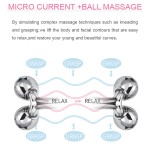 面部球按摩器源头工厂-手持3D V形滚棒