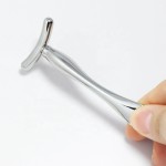 面部按摩器源头工厂-韩式金属霜勺棒