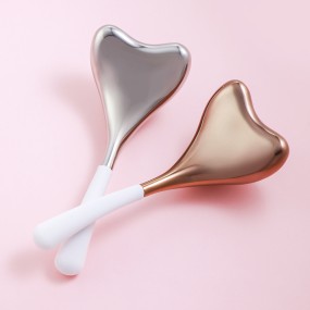 Facial Massager Manufacturer - Rose Gold Heart Shape