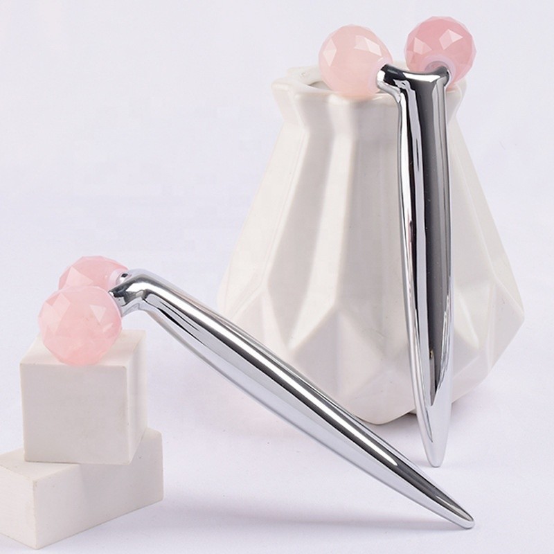 Anti-Aging Massager Supplier - 3D Rose Quartz Jade Stone
