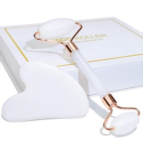 Jade Roller Set Supplier - Private Label Heart Shape