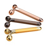 美容棒按摩器源头工厂-定制金色振动