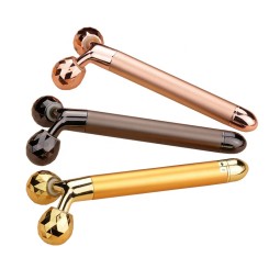 美容棒按摩器源头工厂-定制金色振动