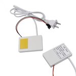 Single Touch Sensor Switch - 12V 1A Smart Tri-color ABS Material for Bathroom Makeup Mirror LED