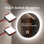 LED Bathroom Mirror Dimmer Switch - DC12V 3A Smart Dimming Touch Sensor & OEM