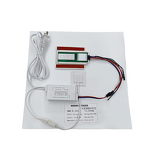 Time & Temperature Display Touch Switch - 12V LED Single Key Smart Dimmer for Mirror