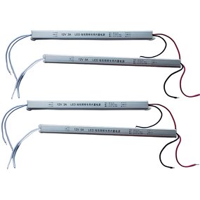 Cabinet Lights LED Power Supply - DC 12V 24V 1A-8A 60W-500W Ultra Thin Drive