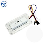 Double Key Hand-Sweep Sensor Switch - 12V 5A 60W for Mirror Light Smart Home Wall Switches