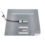 Time & Temperature Display Touch Switch - 12V LED Single Key Smart Dimmer for Mirror