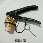 Powder Fire Extinguisher Valve - ABC Red Black Hook OEM Supported