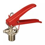 Powder Fire Extinguisher Valve - ABC Red Black Hook OEM Supported