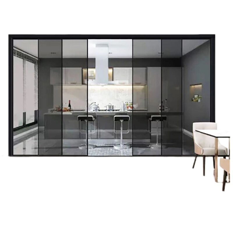 Aluminum Alloy Sliding Door - Horizontal Balcony with Modern Design & Waterproof