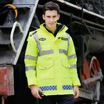 Reflective Safety Jacket - Custom Cotton-Padded Multifunctional Traffic Raincoat