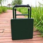 Portable Outdoor Folding Chair - Army Green Multifunctional for Soldiers