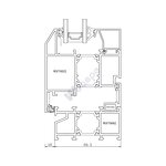 Aluminum Alloy Swing Window - External with Tempered Glass for Bathroom and Kitchen