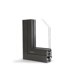 Aluminum Alloy Swing Window - External with Tempered Glass for Bathroom and Kitchen