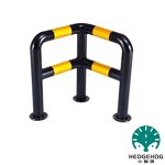 U-Shaped Steel Car Stopper - Anti-Collision Parking Ground Limiter Traffic Barrier