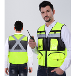 Reflective Safety Vest - Night Drivers Road Construction Breathable Quick Dry
