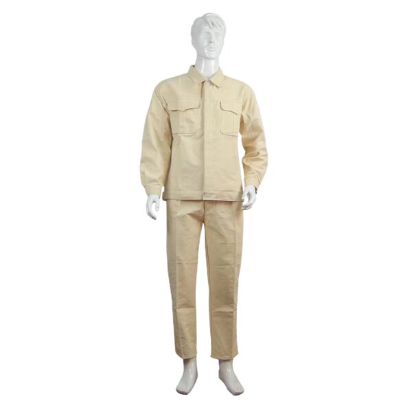 Heavy Industry Welding Suit - Thickened Canvas Zipper Design Labor Protection