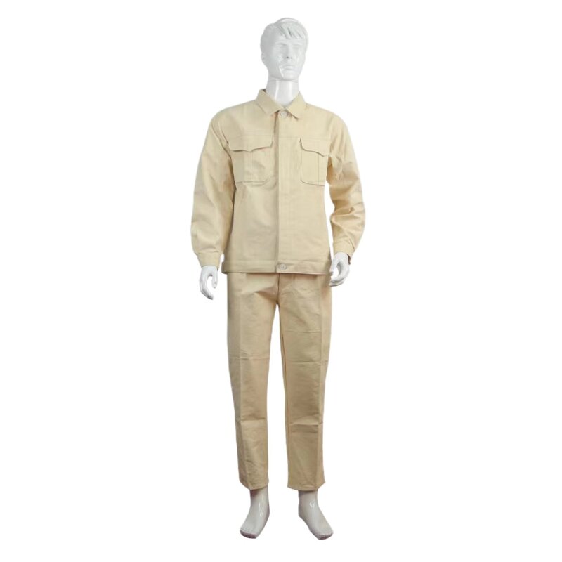 Heavy Industry Welding Suit - Thickened Canvas Zipper Design Labor Protection
