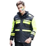 Reflective Safety Jacket - Custom Cotton-Padded Multifunctional Traffic Raincoat