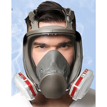 Silicone Half Gas Mask - Reusable with Goggles Anti-Dust Anti-Smog-Virus-Pollen