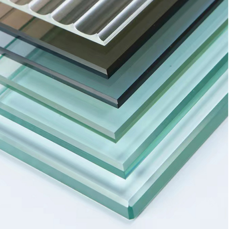 Tempered Glass Folding Screen - Horizontal Graphic Design for Villa Kitchen & More