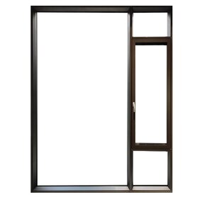 Aluminum Alloy Exterior Window - with Tempered Glass & Magnetic Screen for Villa