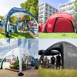 Inflatable Tent Toilet - YUCALO Movable HDPE Waterproof 3D for Exhibition