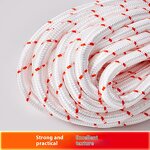 Steel Wire Core Safety Rope - Double Hook for High-Rise Fire Rescue & Anti-Fall