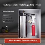 Kitchen Fire Extinguishing System - Stainless Steel Automatic with Certification