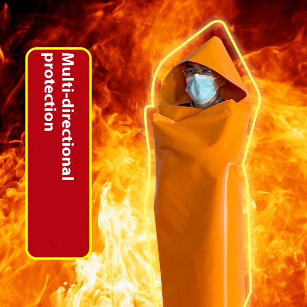 Fire Escape Suit - High-Temperature Resistant Silicone Flame Retardant Cloak