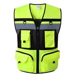 Reflective Safety Vest - Night Drivers Road Construction Breathable Quick Dry