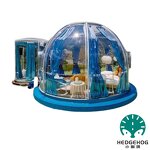 Transparent Bubble House - Movable Outdoor LED Light Tent for Restaurant