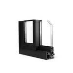 Tempered Glass Folding Screen - Horizontal Graphic Design for Villa Kitchen & More