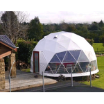Geodesic Dome Hotel Tent - Customized 6M Outdoor Glamping Pre-Decoration & Flat Pack Steel Container