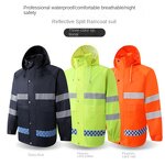 Reflective Safety Clothing - Extra Large LED Flash Waterproof Split Motorcycle Gear