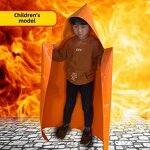 Fire Escape Suit - High-Temperature Resistant Silicone Flame Retardant Cloak